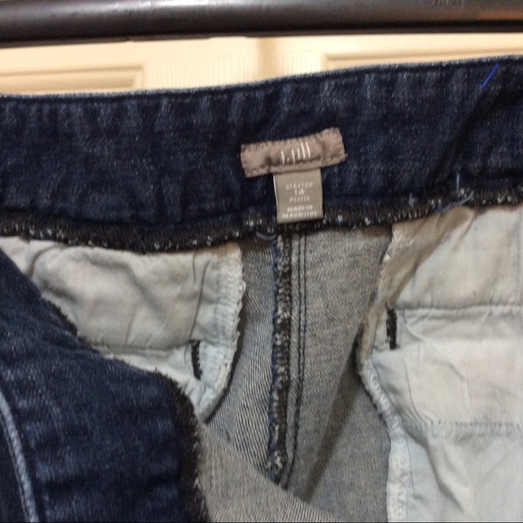 j.jill stretch 14 P side zip denim jeans - Picture 3 of 3